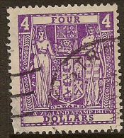 NZ 1967 $4- Arms SG F219 U #AL1361 - Steuermarken/Dienstmarken