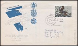 Yugoslavia 1960, Illustrated Cover "Grand Prix Adriatic Opatija 1960"" W./ Special Postmark - Briefe U. Dokumente