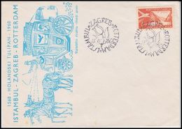 Yugoslavia 1960, Illustrated Cover "Istambul-Zagreb-Rotterda M" - Lettres & Documents