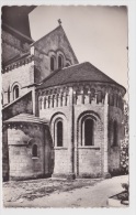 (RECTO / VERSO) LES AIX D' ANGILLON EN 1955 - L' ABSIDE DE L' EGLISE - BEAU CACHET - Les Aix-d'Angillon