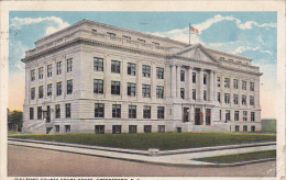 Guilford County Court House Greensboro North Carolina 1921 Curteich - Greensboro