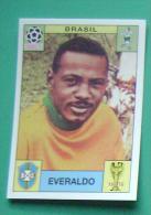 EVERALDO BRASIL MEXICO 1970 #31 PANINI FIFA WORLD CUP STORY STICKER SOCCER FUSSBALL FOOTBALL - Edition Anglaise