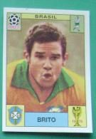 BRITO BRASIL MEXICO 1970 #33 PANINI FIFA WORLD CUP STORY STICKER SOCCER FUSSBALL FOOTBALL - English Edition