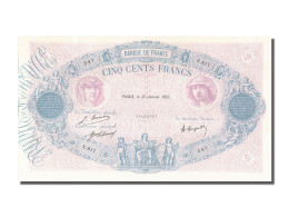 Billet, France, 500 Francs, 500 F 1888-1940 ''Bleu Et Rose'', 1921, 1921-01-21 - 500 F 1888-1940 ''Bleu Et Rose''