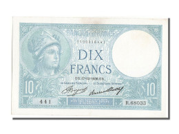 Billet, France, 10 Francs, 10 F 1916-1942 ''Minerve'', 1936, 1936-12-17, SUP - 10 F 1916-1942 ''Minerve''