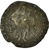 Monnaie, France, Double Sols, 1598, Perpignan, TTB, Billon - Other & Unclassified