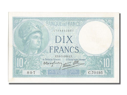 Billet, France, 10 Francs, 10 F 1916-1942 ''Minerve'', 1939, 1939-07-06, SPL - 10 F 1916-1942 ''Minerve''