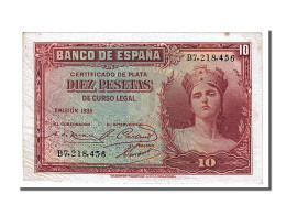 Billet, Espagne, 10 Pesetas, 1935, SUP - 10 Pesetas