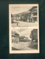 AK - Suisse BE - Belp - Bahnhofstrasse Und Post - Dorfpartie Mit Linde ( Cachet Ambulant Bahnpost R. Deyle & Cie) - Belp