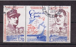 Tryptique 532A Génèral Charles De Gaulle - Oblitérés
