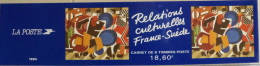 CARNET De 6 TIMBRES NEUFS** LUXE 18,60F -  RELATIONS CULTURELLES FRANCE-SUEDE 1994 - SOUS FACIALE - Conmemorativos