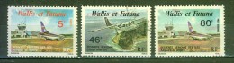 Desserte Aérienne Des Iles - WALLIS ET FUTUNA - Aeroport, Avion - N° 256-89-91 - 1980 - Nuevos