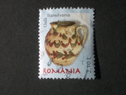 ROUMANIE  ( O )  De  2007   "   Série Courante - Poteries Roumaines   "   N°   5258     1  Val . - Used Stamps