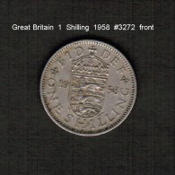 GREAT BRITAIN     1  SHILLING  1958  (KM # 904) - I. 1 Shilling