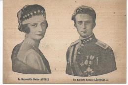 La Reine Astrid Et Le Roi Léopold III - Verzamelingen & Kavels