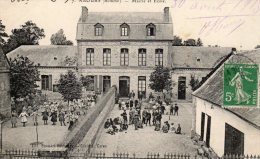 CPA NAOURS (80) Mairie Et Ecole Ttb - Naours