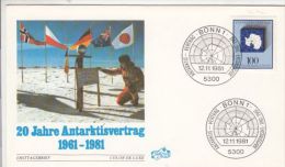 ANTARCTIC RESEARCH, COVER FDC, 1981, GERMANY - Andere & Zonder Classificatie