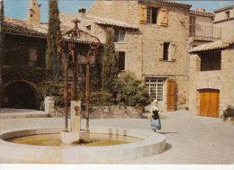 CPA MONTEUX- MAIN SQUARE, FOUNTAIN - Monteux