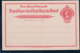 Entier Postal Brésil 100 Reis Non Circulé (4354) - Interi Postali