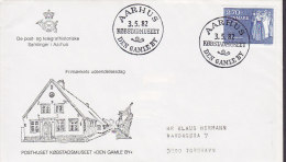 Denmark AARHUS Købstadsmuseet Den Gamle By 1982 Cover Brief To TORSHAVN Faroe Islands Europa CEPT (Cz. Slania) - Cartas & Documentos