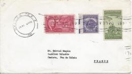 Lettre De Dallas La France 31/01/1956 Timbres Roosevelt Iwo Jima - Covers & Documents