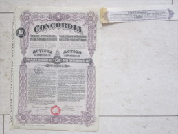 Concordia - Société Anonyme Roumaine Pour L'Industrie Du Pétrole - Version 1921 - Petrolio