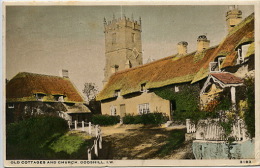 Godshill Old Cottages And Church - Isle Op Wight - Other & Unclassified