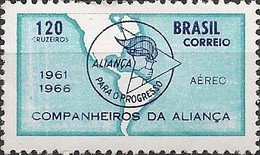 BRAZIL - 5th ANNIVERSARY OF THE ALLIANCE FOR PROGRESS 1966 - MNH - Unused Stamps