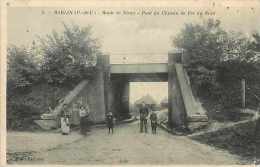 Nov13 148 : Barlin  -  Route De Noeux  -  Pont Du Chemin De Fer Du Nord - Barlin