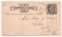 US - 3 - POSTAL CARD Sent 1877 From SALUNGA, LANCASTER COUNTY, PENN To FELTON - ...-1900