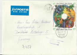 NEW ZEALAND 1991 ZD CHRISTMAS - Cartas & Documentos