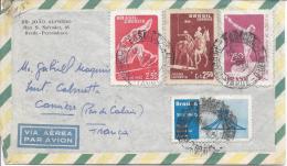 11 Lettres Du Brésil Pour La France. Très Beaux Affranchissements Dont Une Avec Timbres Au Verso - Mauritius (...-1967)