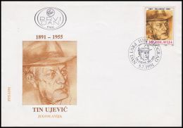 Yugoslavia 1991, FDC Cover "Tin Ujevic" - FDC