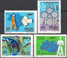 BRAZIL - COMPLETE SET UNIFICATION OF COMMUNICATIONS IN BRAZIL 1972  - MNH - Unused Stamps