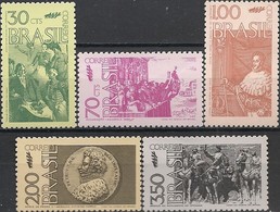 BRAZIL - COMPLETE SET 150th ANNIVERSARY OF BRAZILIAN INDEPENDENCE 1972  - MNH - Unused Stamps