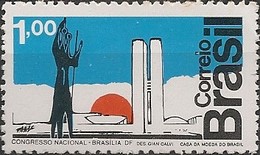 BRAZIL - MEETING OF NATIONAL CONGRESS, BRASÍLIA 1972  - MNH - Unused Stamps