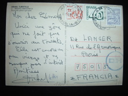 CP POUR LA FRANCE TP 7,00 + 40C + 0,10 OBL. 01.06.78 APT - 09 + CACHET ROND D.H - Lettres & Documents