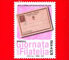 NUOVO - ITALIA - 2013 - Giornata Della Filatelia - 0,70 € • Interofilia - 2011-20: Ungebraucht