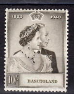 Basutoland 1948 10sh  Silver Wedding Issue #40  MH - 1933-1964 Colonie Britannique