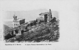 [DC7418] REPUBBLICA DI SAN MARINO - IL NUOVO PALAZZO GOVERNATIVO E LA PIEVE - Old Postcard - San Marino