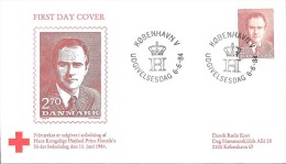 DENMARK   #RED CROSS COVER FROM YEAR 1984 - Lettres & Documents
