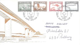 DENMARK   #RED CROSS COVER FROM YEAR 1981 - Cartas & Documentos