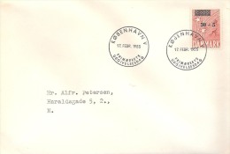 DENMARK   #  COVER FROM YEAR 1955 - Lettres & Documents