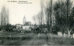 18- SANCERGUES...VUE PRISE DES PRES A L'EST. ...CPA - Sancergues