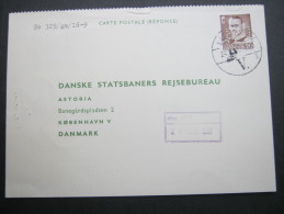 1961, Perfin , Firmenlochung Auf Karte - Lettres & Documents