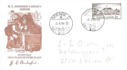 DENMARK   #   COVER FROM YEAR 1994  "H. C. ANDERSEN" - Lettres & Documents