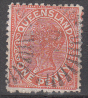 Queensland  Scott No.  90 Used  Year  1890 - Oblitérés