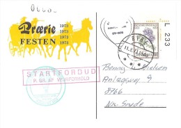 DENMARK #  POSTCARD  FROM YEAR 1973 - Postal Stationery