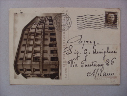 Cartolina Hotel Bologna ROMA 1935 - Bar, Alberghi & Ristoranti