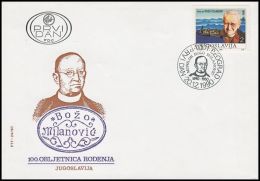 Yugoslavia 1990, FDC Cover "Bozo Milanovic" - FDC